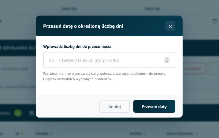 Zmiana edycja daty dodania produktu moduł Prestashop 9, 8, 1.7